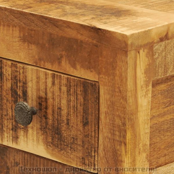 Нощно шкафче/маса с 1 чекмедже, масивно мангово дърво