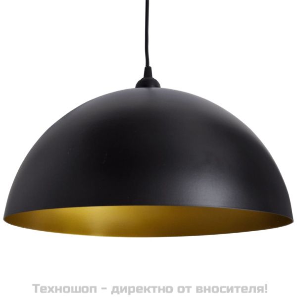 Метални полилеи, 2 бр, регулируема височина, полусфера, черни