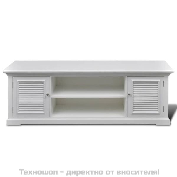 ТВ поставка, бяла, дърво