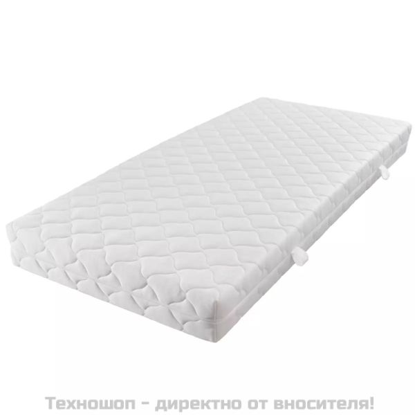 Матрак с перящ се калъф, 200 х 80 х 17 см H3