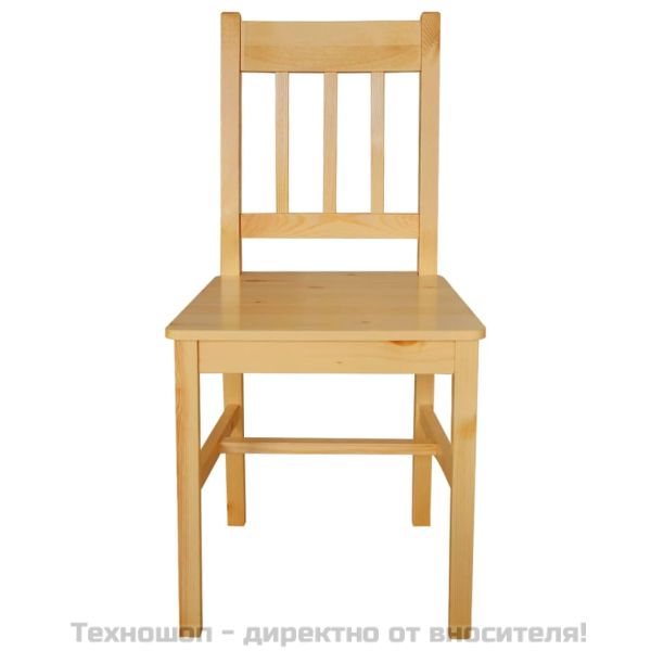 Трапезни столове, 4 бр, борова дървесина
