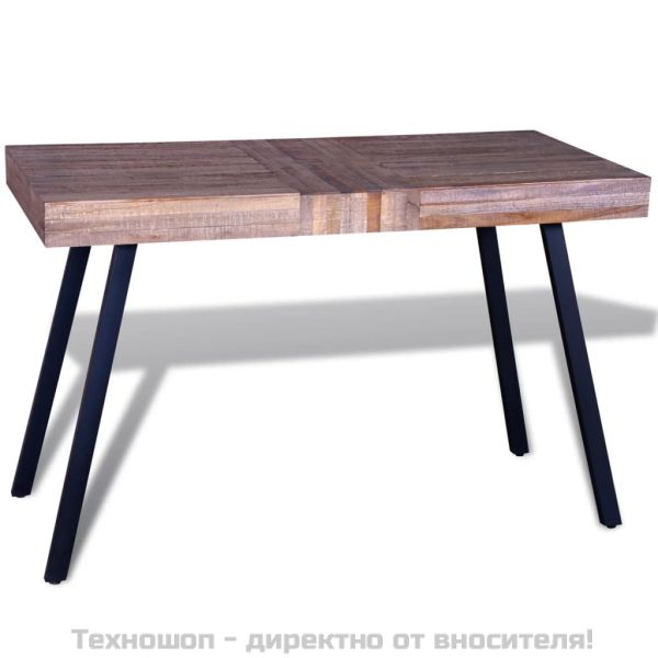 Маса от регенерирано тиково дърво