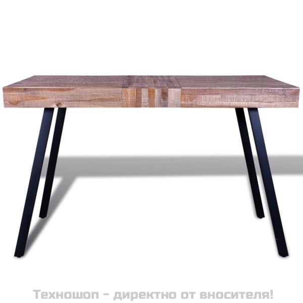 Маса от регенерирано тиково дърво