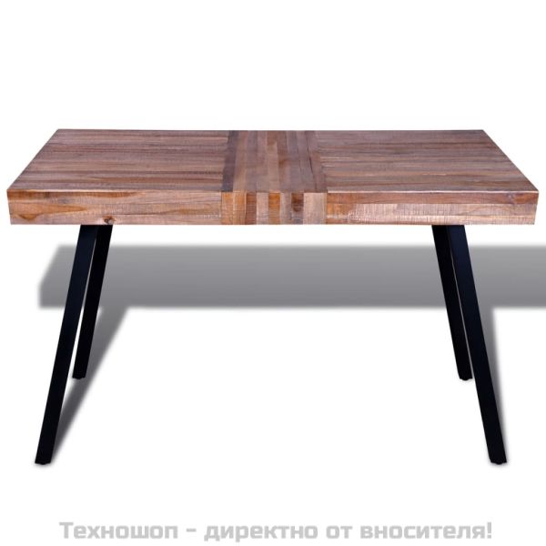 Маса от регенерирано тиково дърво
