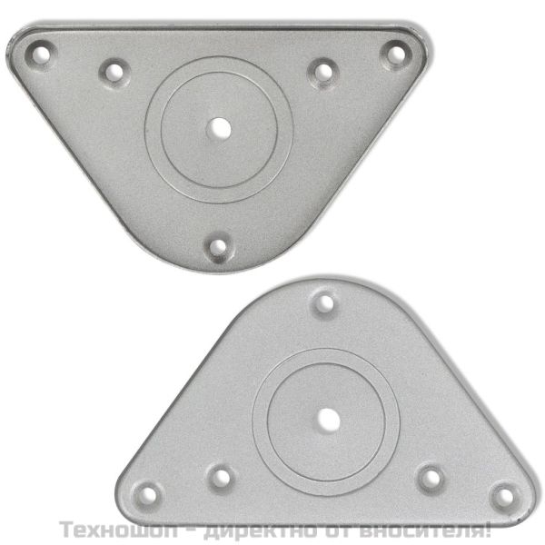 4 крака за регулиране на височината на маси, хром, 1100 мм