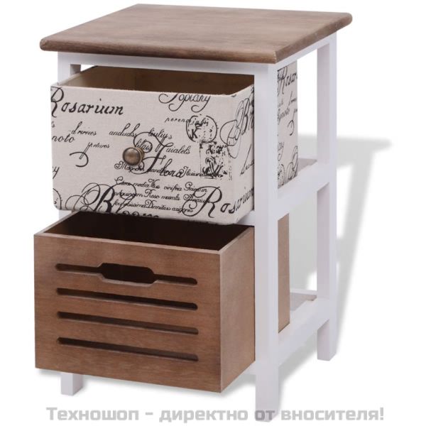 Нощни шкафчета, 2 бр, дърво