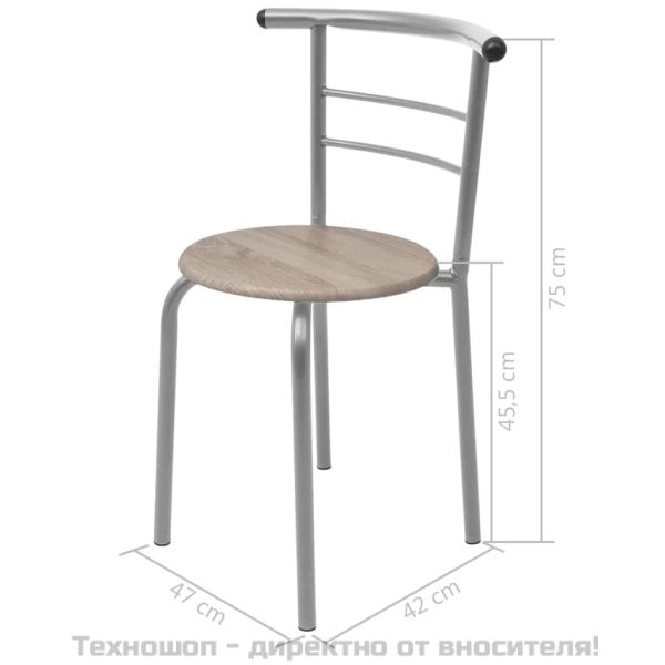 Бар комплект за закуска, МДФ