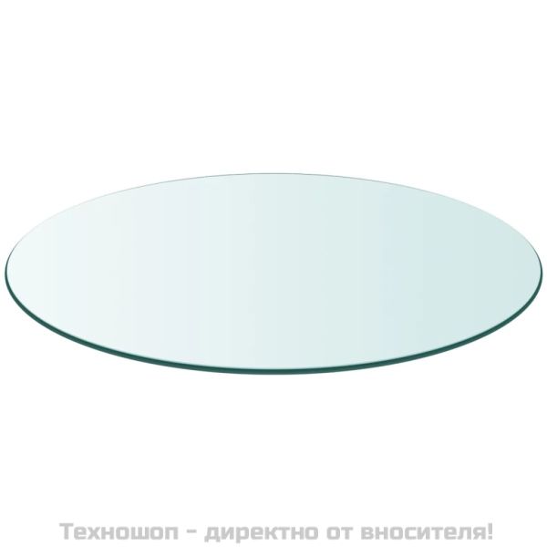 Темпериран стъклен плот за кръгла маса, 500 мм