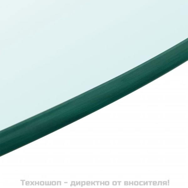 Темпериран стъклен плот за кръгла маса, 600 мм
