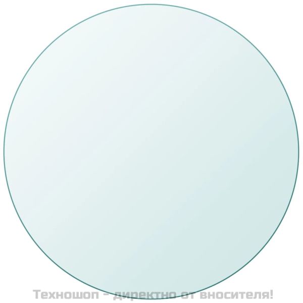 Темпериран стъклен плот за кръгла маса, 700 мм