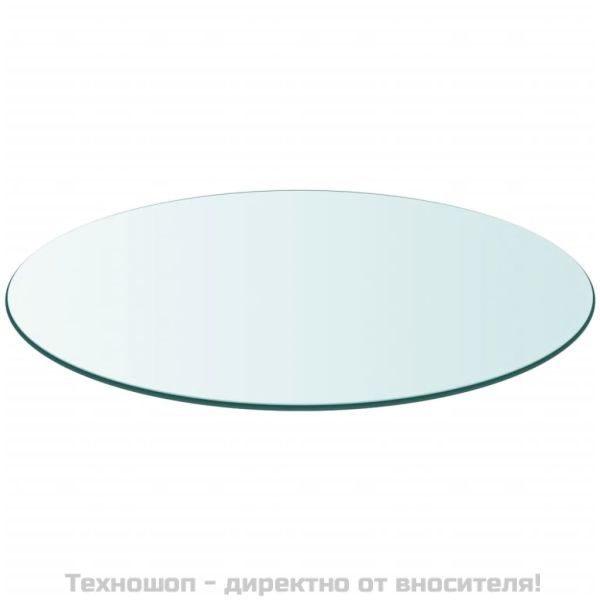 Темпериран стъклен плот за кръгла маса, 800 мм