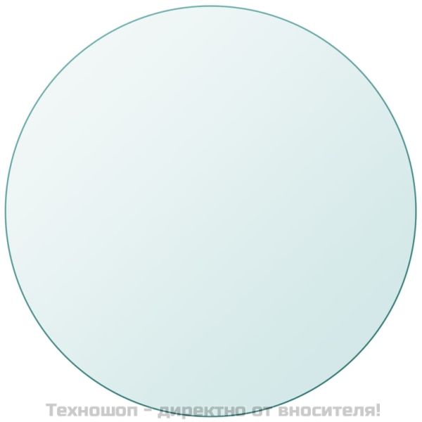 Темпериран стъклен плот за кръгла маса, 900 мм