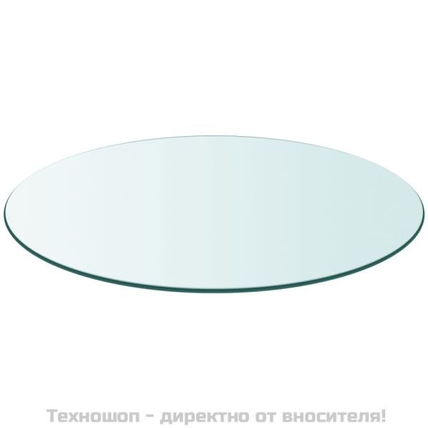 Темпериран стъклен плот за кръгла маса, 900 мм