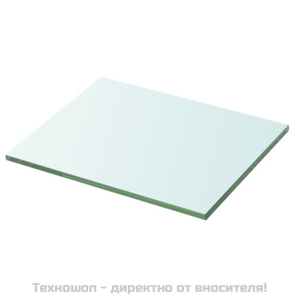 Плоча за рафт, прозрачно стъкло, 20 x 25 см