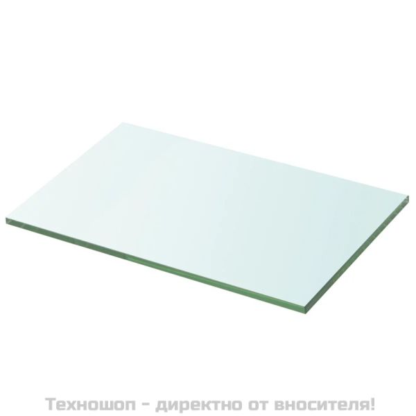 Плоча за рафт, прозрачно стъкло, 20 x 30 см
