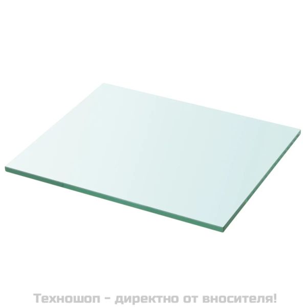 Плоча за рафт, прозрачно стъкло, 30 x 25 см