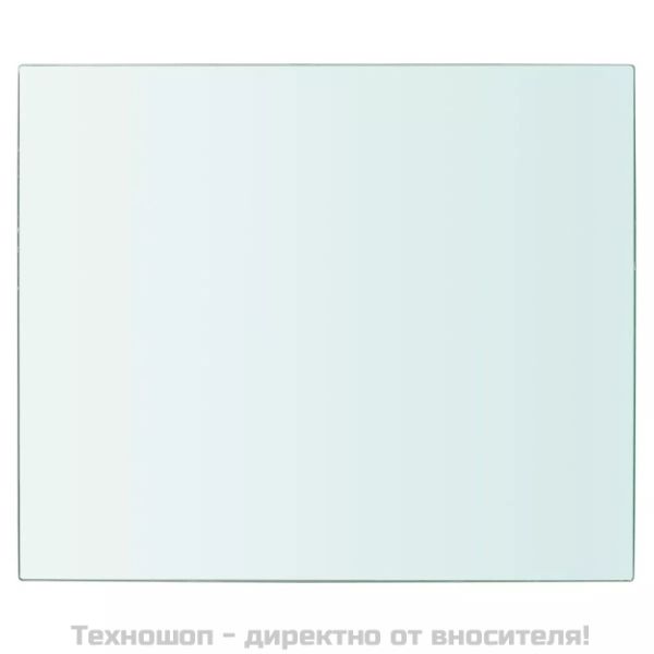 Плоча за рафт, прозрачно стъкло, 30 x 25 см