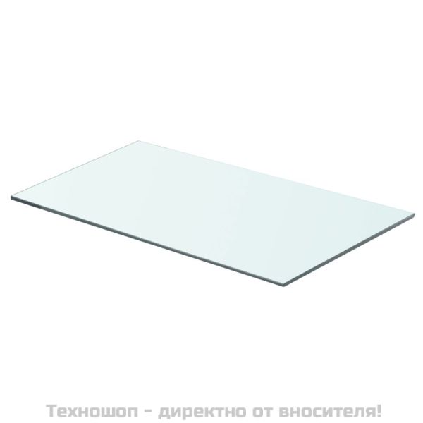 Плоча за рафт, прозрачно стъкло, 60 x 30 см