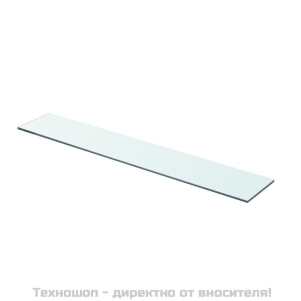 Плоча за рафт, прозрачно стъкло, 70 x 12 см