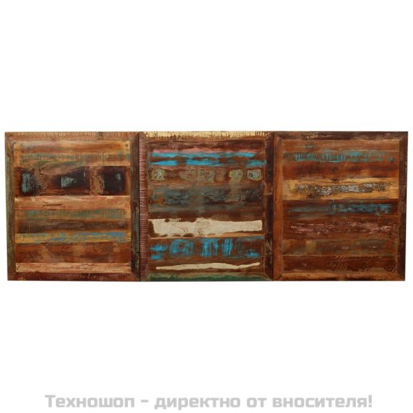 Трапезна маса, регенерирано дърво масив, 180 cм