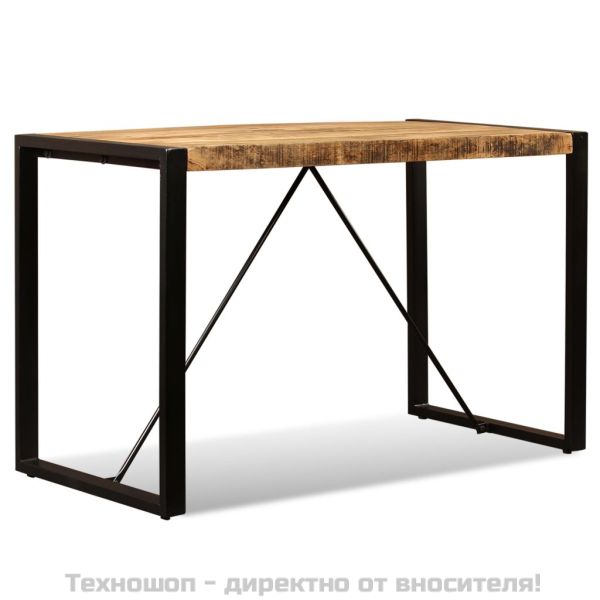 Трапезна маса, мангово дърво масив, 120 cм