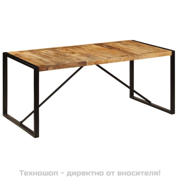 Трапезна маса, мангово дърво масив, 180 cм