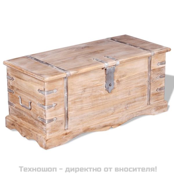 Сандък за съхранение, акациево дърво