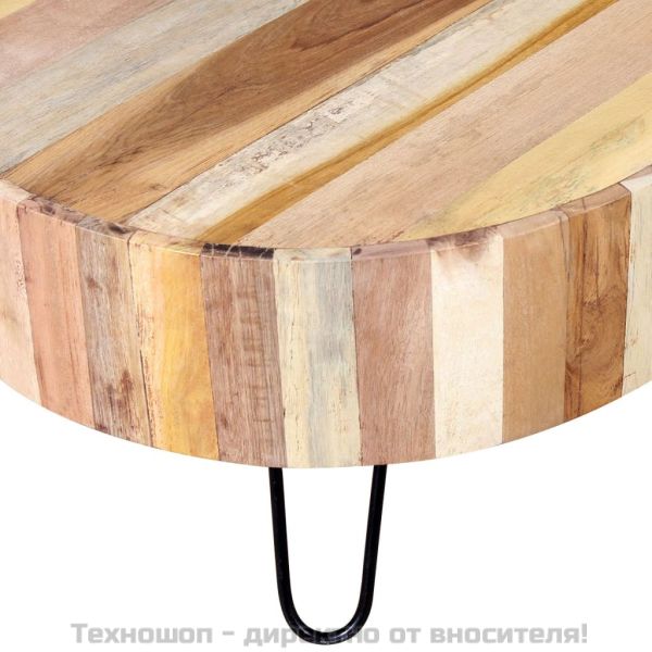 Маса за кафе, регенерирано дърво масив