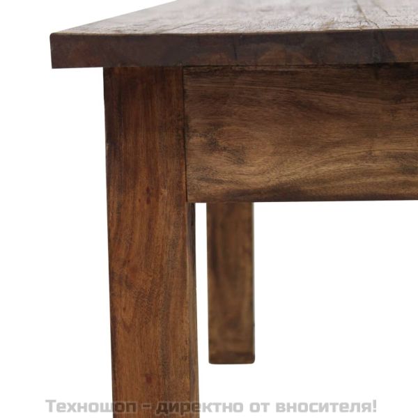 Маса за кафе, махагоново дърво масив, 96x73x45 cм