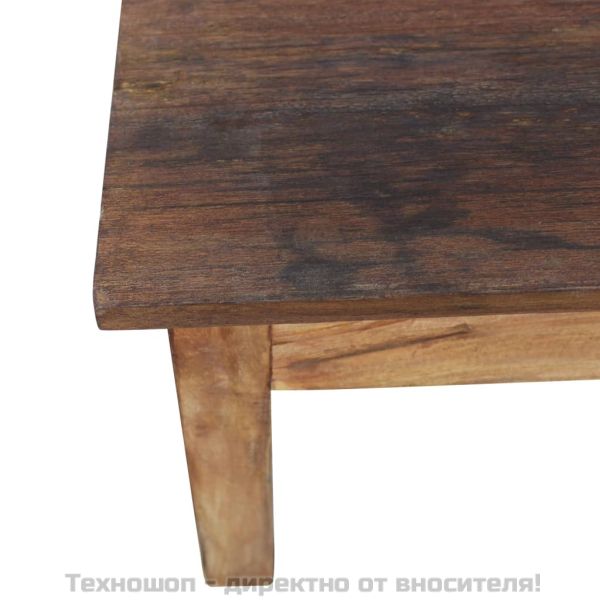 Маса за кафе, махагоново дърво масив, 96x73x45 cм