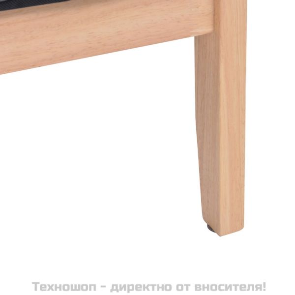 Двуместен диван, текстил, тъмносив