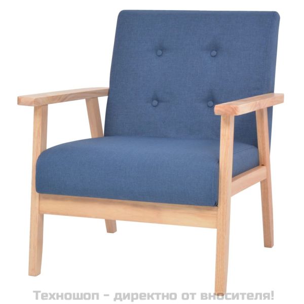 Фотьойл, син, текстил