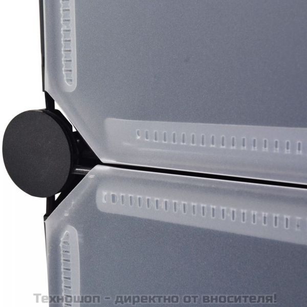 Сглобяем органайзер за обувки, 10 отделения, черен