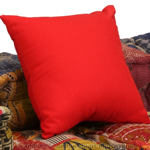 2-местен модулен пуф, пачуърк, текстил