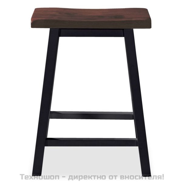 Бар комплект, 3 части, МДФ, черен