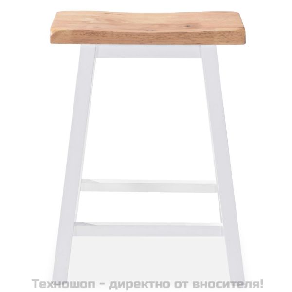 Бар комплект, 3 части, МДФ, бял