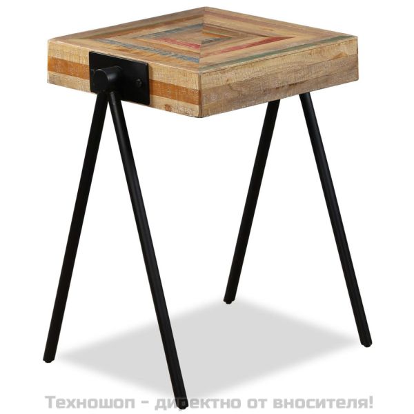 Странична масичка, регенериран тик масив