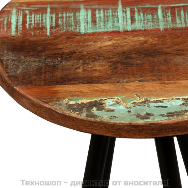 Бар табуретки, 2 бр, регенерирана дървесина масив