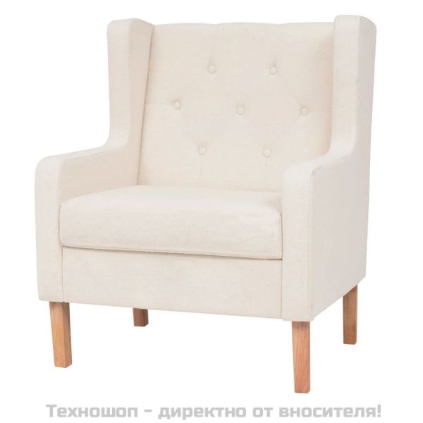 Фотьойл, кремавобял, текстил