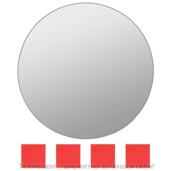 Комплект стенни огледала от 7 части, кръгли