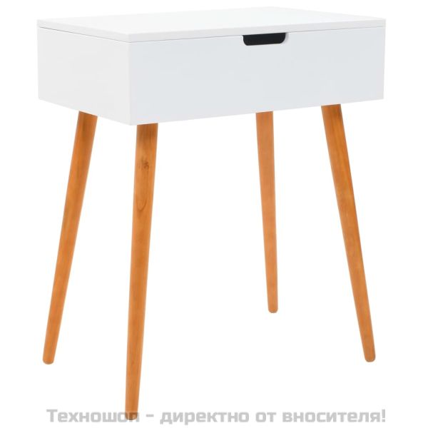 Тоалетка с огледало, МДФ, 60x40x75 см