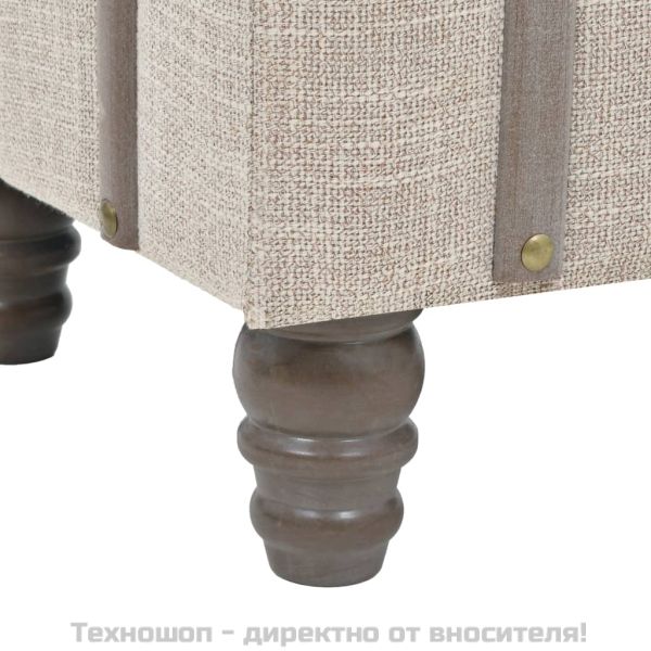 Пейка за съхранение, дървен масив и стомана, 111x34x37 см