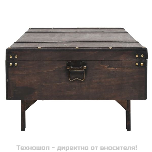 Маса за кафе, шперплат, винтидж, 120x55x35 cм