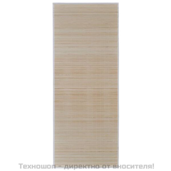 Бамбуков килим, 100x160 см, естествен цвят
