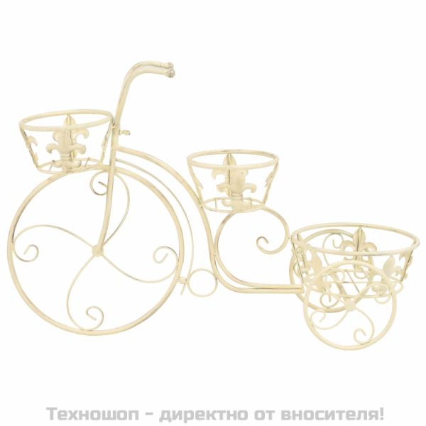 Цветарник във формата на колело, винтидж стил, метал