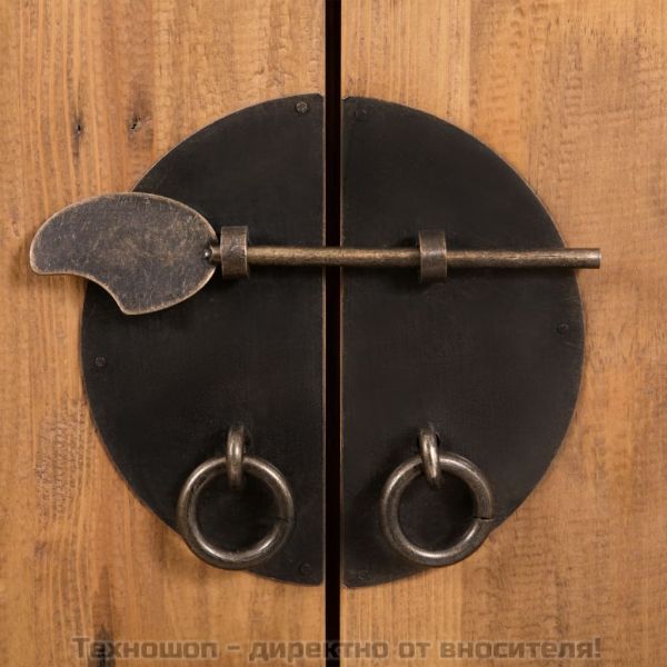 Тоалетка за баня рециклирана борова дървесина масив 70x32x63 см