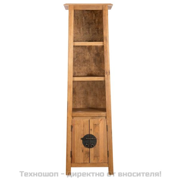 Шкаф за баня, свободностоящ, рециклиран бор масив, 48x32x170 см