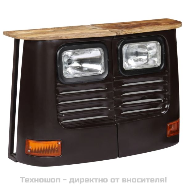 Бюфет тип камион, мангово дърво масив, тъмносив