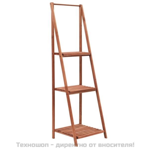 Стойка за цветя, кедрово дърво, 45x40x145 см