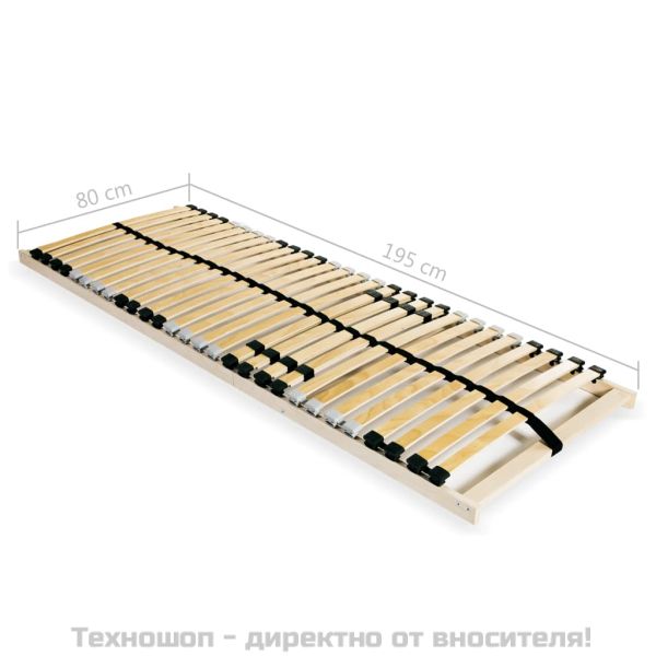 Подматрачна рамка с 28 ламела, 7 зони, 80x200 см